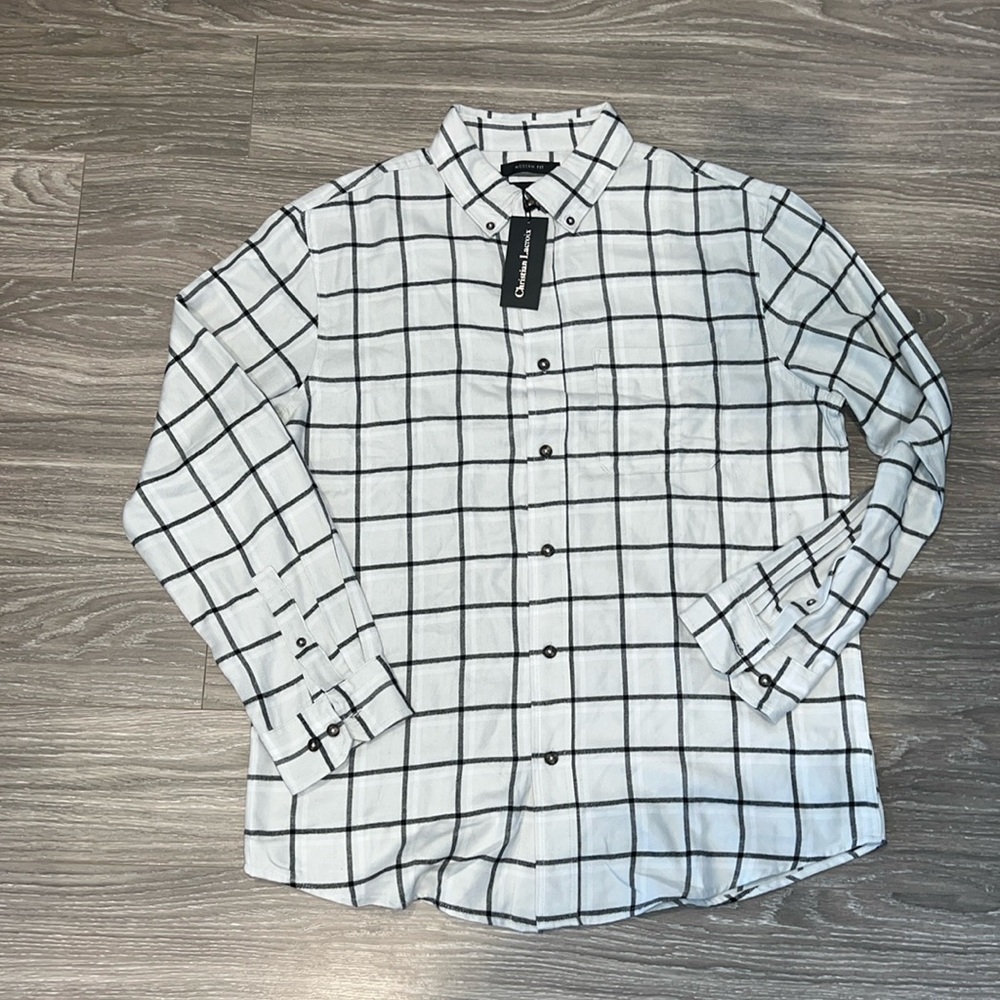 Christian Lacroix button down shirt. Size XL. NWT